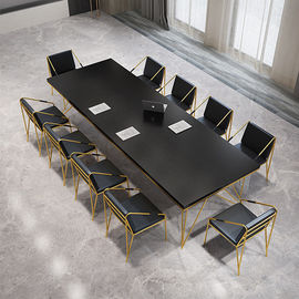 Подгонянный стол переговоров офиса прямоугольника меламина для 10 человек