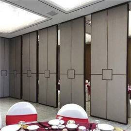 Алюминиевые облегченные акустические сползая складывая стены раздела для ресторана