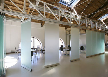 Рассекатель комнаты стеклянного раздела Соудпрооф алюминиевый Фрамелесс закаленный для офиса