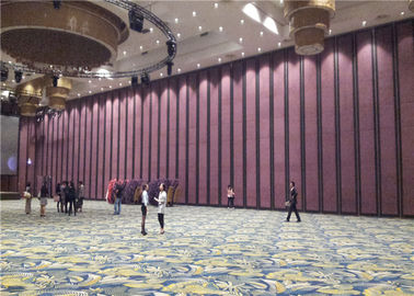Стена раздела алюминиевой рамки МДФ звукоизоляционная складывая деревянная для конференц-центра