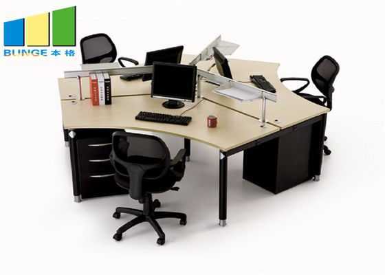 Офисная мебель шкафа рабочего места офиса коммерчески таблицы стола кабины 4 мест современной модульная