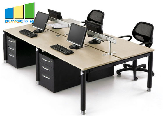 Офисная мебель шкафа рабочего места офиса коммерчески таблицы стола кабины 4 мест современной модульная