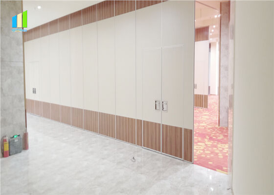 Офис акустической съемной панели ядровой изоляции передвижной алюминиевый сползая стену раздела для конференц-зала