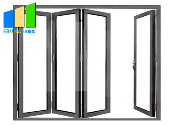 Дверь патио термального перерыва двойная стеклянная алюминиевая складывая стеклянная для конференц-зала