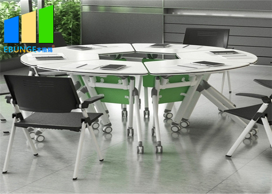 Модульная таблица тренировки офиса складчатости стола складчатости конференц-зала с колесами