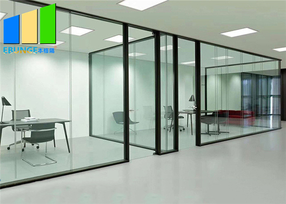 Алюминиевое закаленное стекло офиса разделяет коммерчески внутренние стены портативного офиса
