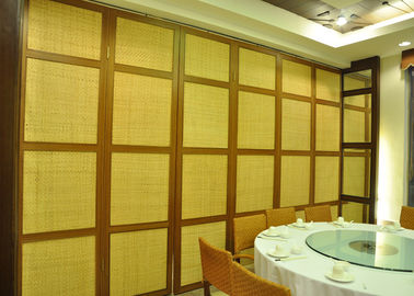 Деревянная стеклянная перегородка, деревянные клиенты раздвижных дверей имеет материал