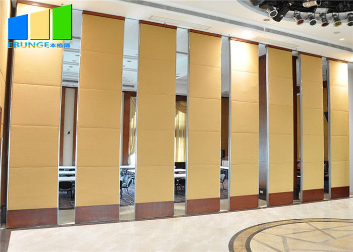Стена раздела цвета двери складчатости рассекателя гостиничного номера подгонянная рассекателем передвижная для дизайна интерьера